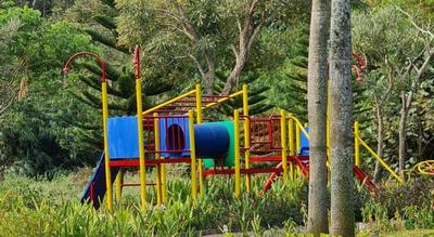 Evening pool ambiance