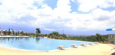 Recreational pool area